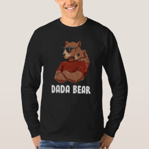 Dada Bear Dad Kids Daughter Son Papa Bear T-Shirt