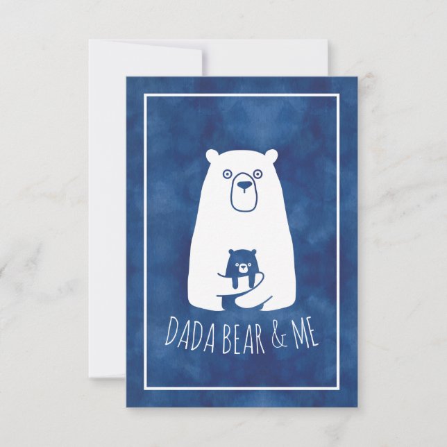DADA BEAR & ME | Dad Kids Daughter Son Dada Bear (Front)