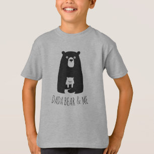 DADA BEAR & ME   Dad Kids Daughter Son Dada Bear T T-Shirt
