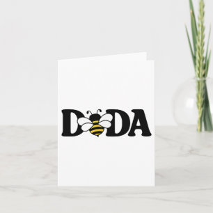 Dada Bee Cute Beekeeping 1st Birthday Matching Fam Card