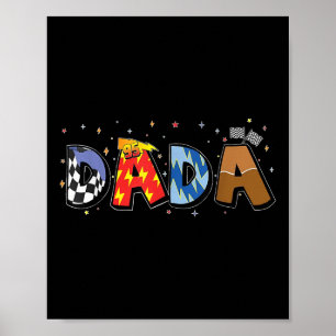 Dada Cars Mum Mother’s Day Birthday Lover Poster