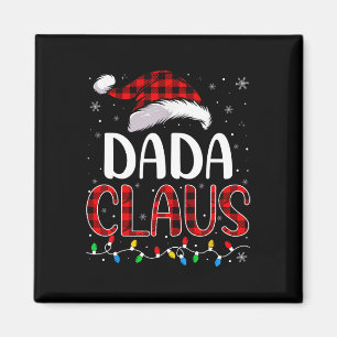 Dada Claus Christmas Lights Matching Family Xmas P Magnet