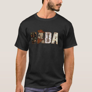 DADA Cowboy Western - Dads First Rodeo Birthday T-Shirt