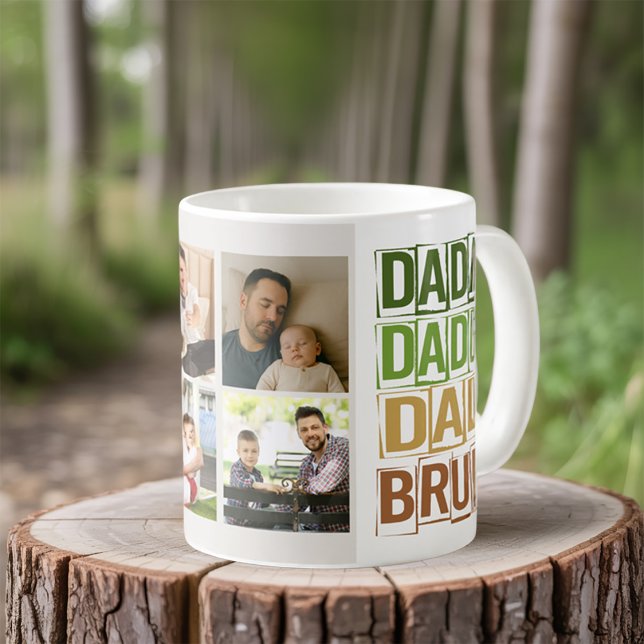 Dada Daddy Dad Bruh 4 Photo  Coffee Mug (Photo mug for dad)