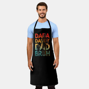 DADA DADDY DAD BRUH APRON