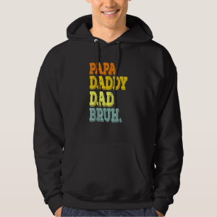Dada Daddy Dad Bruh Colour Family Kid Proud Papa F Hoodie