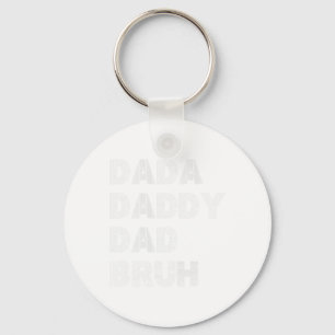 Dada Daddy Dad Bruh Happy Fathers Day Men Gift Wif Key Ring