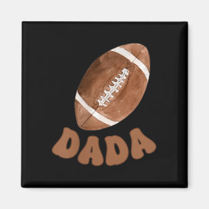 Dada Of The 1 Year Old Football First Birthday Boy Magnet