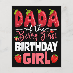 Dada of The Berry First Birthday of Girl Strawberr