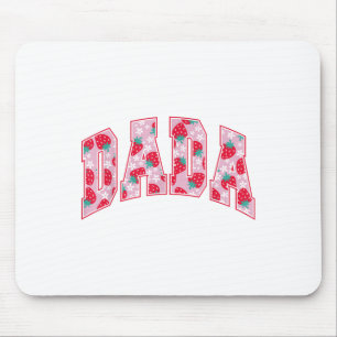 Dada Of The Berry First Birthday Strawberry Family Mouse Pad