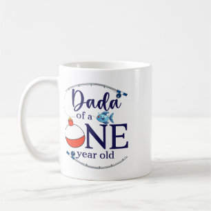 Dada Of The Big One Fishing Boy First Birthday Ofi Coffee Mug