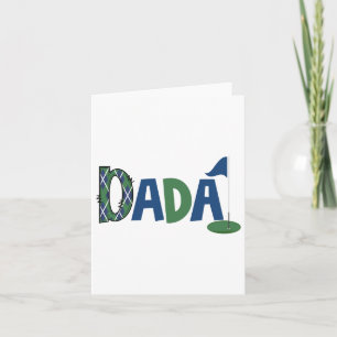 Dada Of The Birthday Boy Hole In One Golf Sport Ma Card