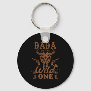 Dada Of The Wild One Cowboy Western Rodeo Party Ma Key Ring