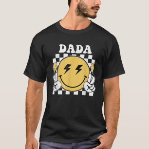 Dada One Happy Dude Birthday Theme Family Matching T-Shirt