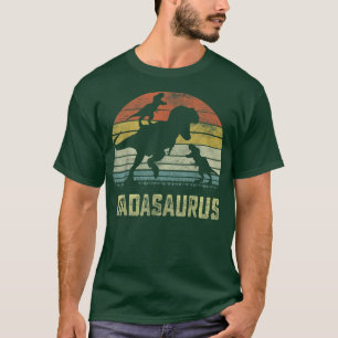 Dada saurus T Re Dinosaur Dada 2 kids Family Match T-Shirt