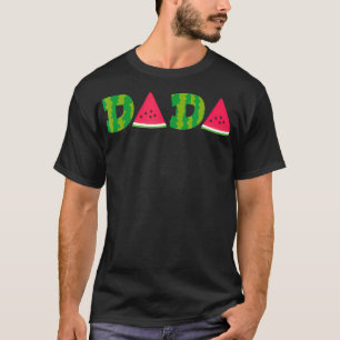 Dada Watermelon Funny Summer Fruit Great Fathers D T-Shirt