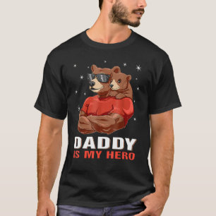 Dadabear Bear Dad and Baby Father's Day Daddy Is M T-Shirt