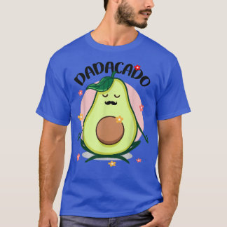 Dadacado Funny Avocado Dad Fathers Day Daddy Papac T-Shirt