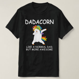 dadacorn daddy unicorn father's day T-Shirt