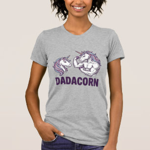 Dadacorn Funny Unicorn Dad Vector Shirt Design_1
