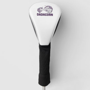 Dadacorn Funny Unicorn Dad Vector Shirt Design_1 Golf Head Cover