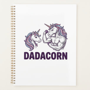 Dadacorn Funny Unicorn Dad Vector Shirt Design_1 Planner