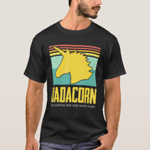 Dadacorn Magical Rainbow Unicorn Horse Family Insi T-Shirt