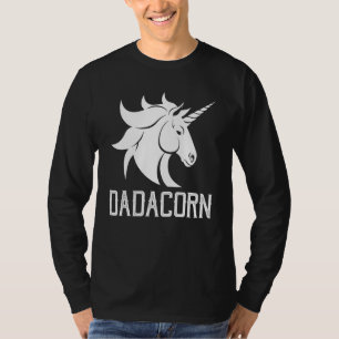 Dadacorn - Magical Rainbow Unicorn Horse Family -  T-Shirt