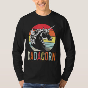 Dadacorn - Magical Rainbow Unicorn Horse Family -  T-Shirt