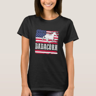 Dadacorn  Magical Rainbow Unicorn & Horse Family   T-Shirt