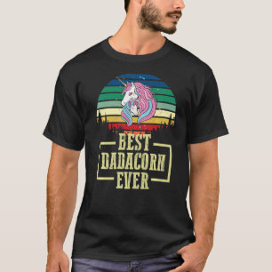Dadacorn Magical Rainbow Unicorn & Horse Family T-Shirt