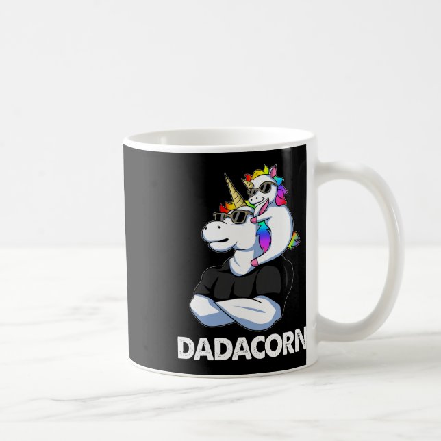 Dadacorn - Unicorn Dad And  Coffee Mug (Right)