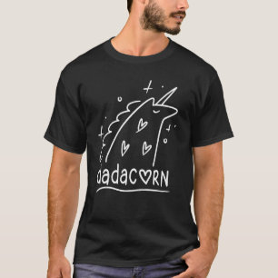 Dadacorn Unicorn Dad Family Matching Father's Day T-Shirt
