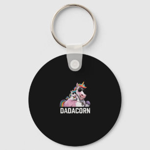 Dadacorn Unicorn Dad Father's Day Funny Gift Tank Key Ring