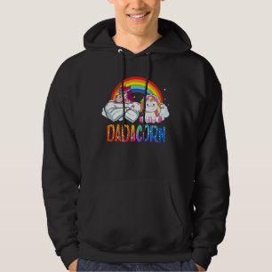 Dadacorn Unicorn Dad Father's Day Hoodie