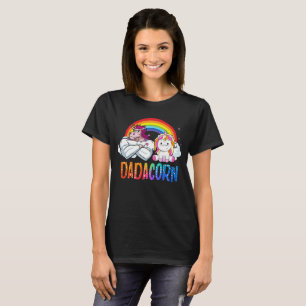 Dadacorn Unicorn Dad Father's Day T-Shirt