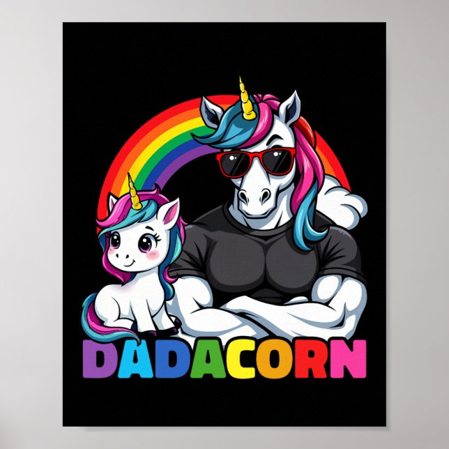 Dadacorn Unicorn  Poster (Front)
