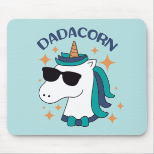 Dadacorn With Sunglasses Mouse Pad