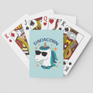 Dadacorn With Sunglasses Playing Cards