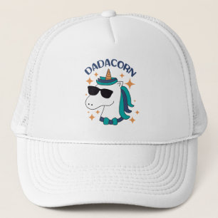 Dadacorn With Sunglasses Trucker Hat