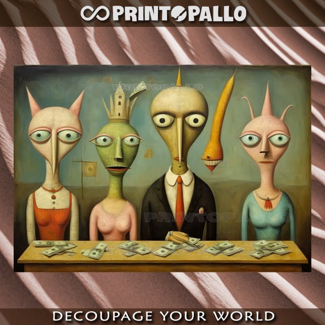 Dadaist, surrealist. Only money in the end. Tissue Paper (Creator Uploaded)