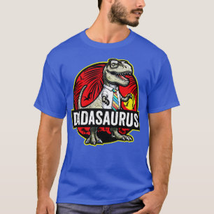 Dadasaurus Fathers Day TRex Dinosaur T-Shirt