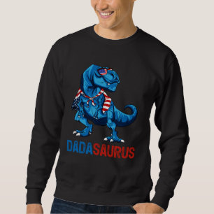 Dadasaurus Rex Dinosaur Dada Saurus Father Day 4th Sweatshirt