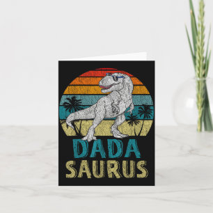 Dadasaurus T Rex Dinosaur Dada Saurus Family Match Card