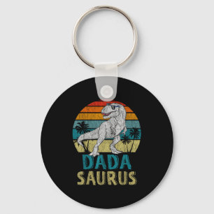Dadasaurus T Rex Dinosaur Dada Saurus Family Match Key Ring