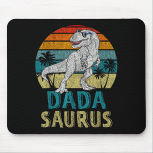 Dadasaurus T Rex Dinosaur Dada Saurus Family Match Mouse Pad