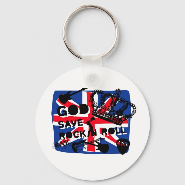 Dadawan God save Rock'n'Roll Key Ring (Front)