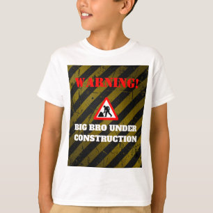 Dadchelor Party   Warning Bro Under Construction T-Shirt