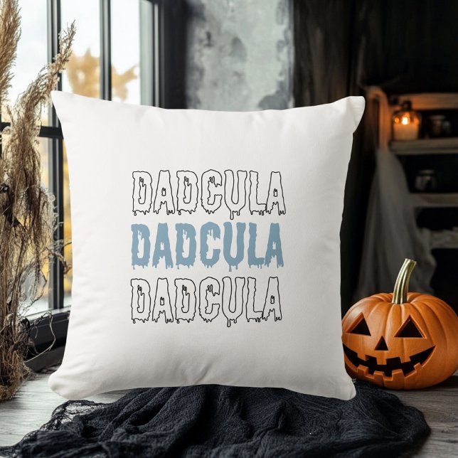 Dadcula Blue Halloween Pillow – Spooky & Fun  (Creator Uploaded)
