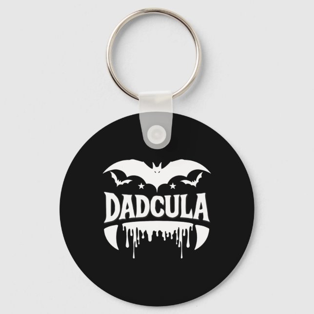 Dadcula Halloween Bat Vampire Fangs Flowing Effect Key Ring (Front)